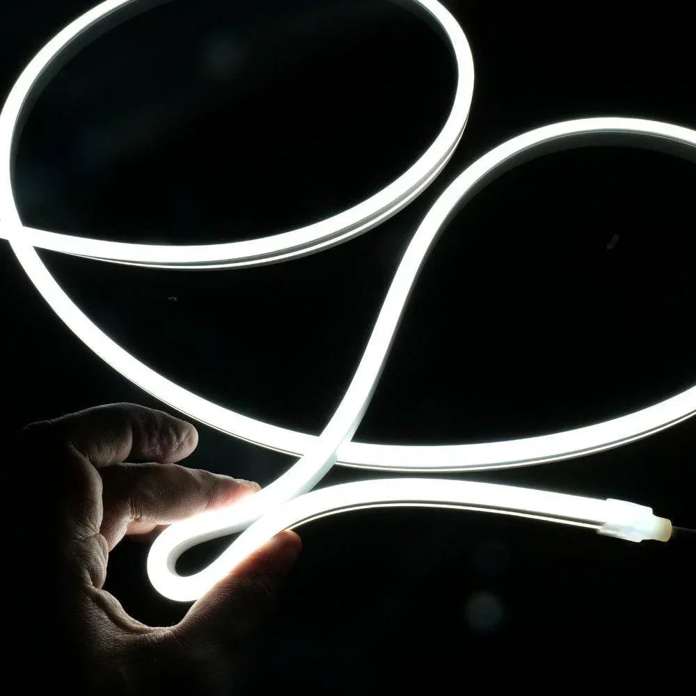 Decking LED Cool White Neon Flex 6000K 48V 6x12mm IP67 10cm Cut 40m - ATOM LED