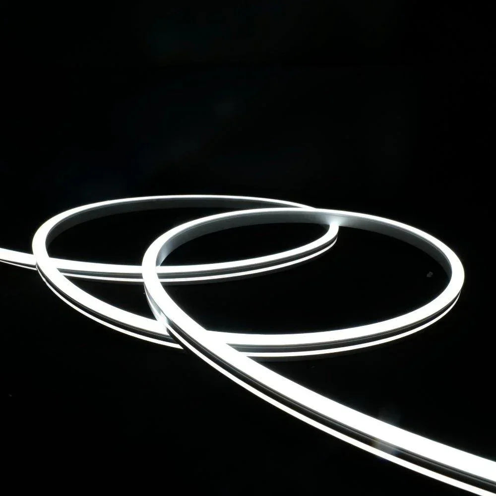 Cool White Neon Flex 6000K 48V 6x12mm IP67 Waterproof 10cm Cut 40m - ATOM LED