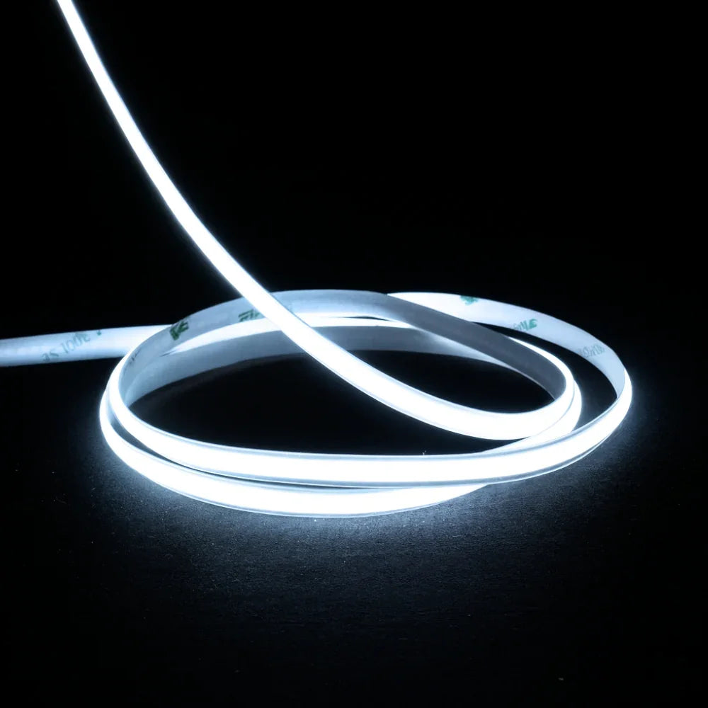 Cool White 6000K COB LED Strip 24V 480LEDs/m IP20 Cut Anywhere