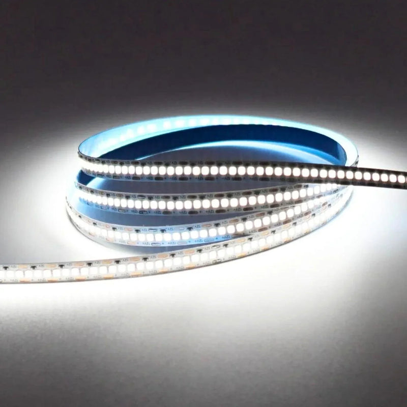Cool White LED Strip Light 6000K 12V 240 LEDs/m 1200 LEDs IP20 Waterproof 5 Metre Strip - ATOM LED