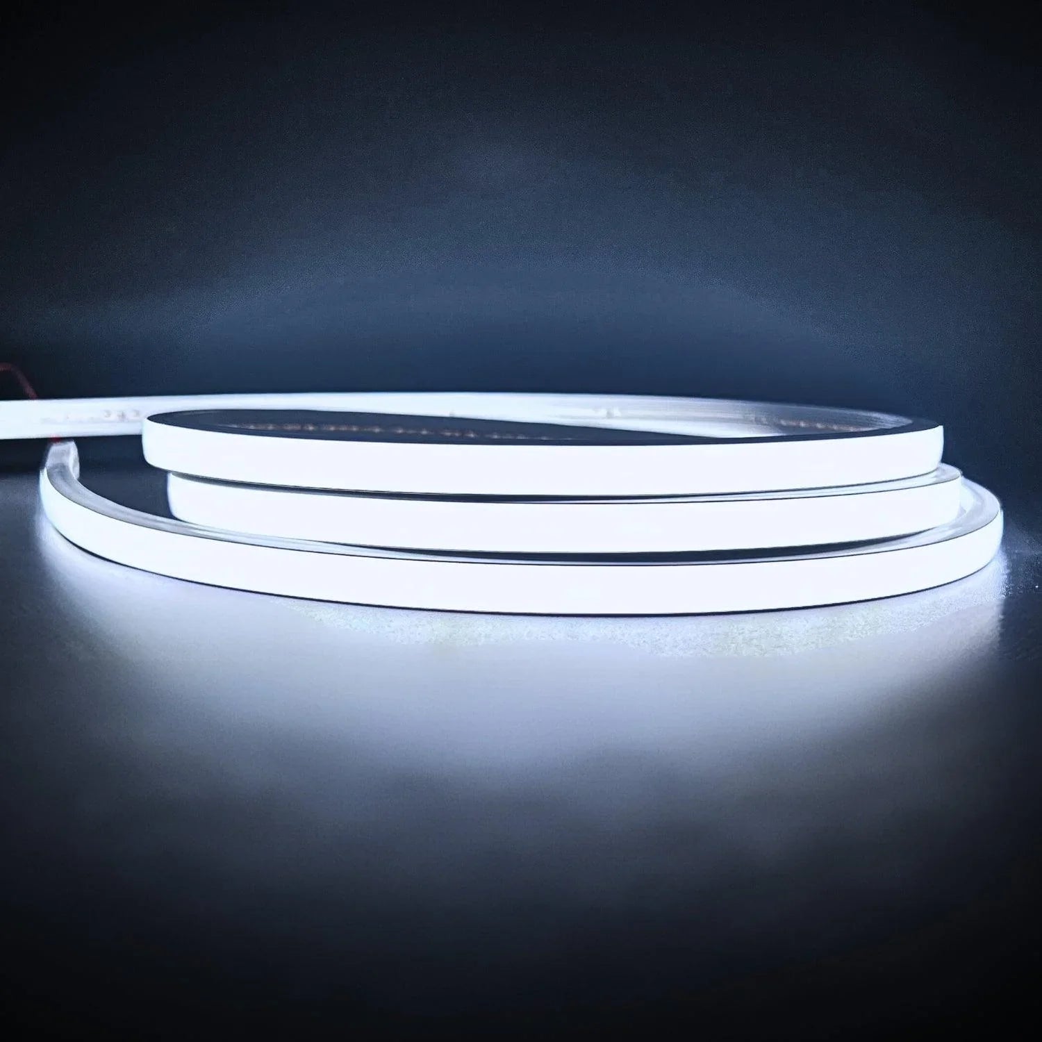 Cool White Neon Flex 6000K 24V Top Bending 10x6mm IP65 Waterproof 280LEDs/m - ATOM LED