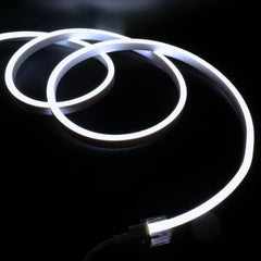 Cool White LED Neon Flex 6000K 24V 10x20mm IP68 Waterproof 10cm Cut