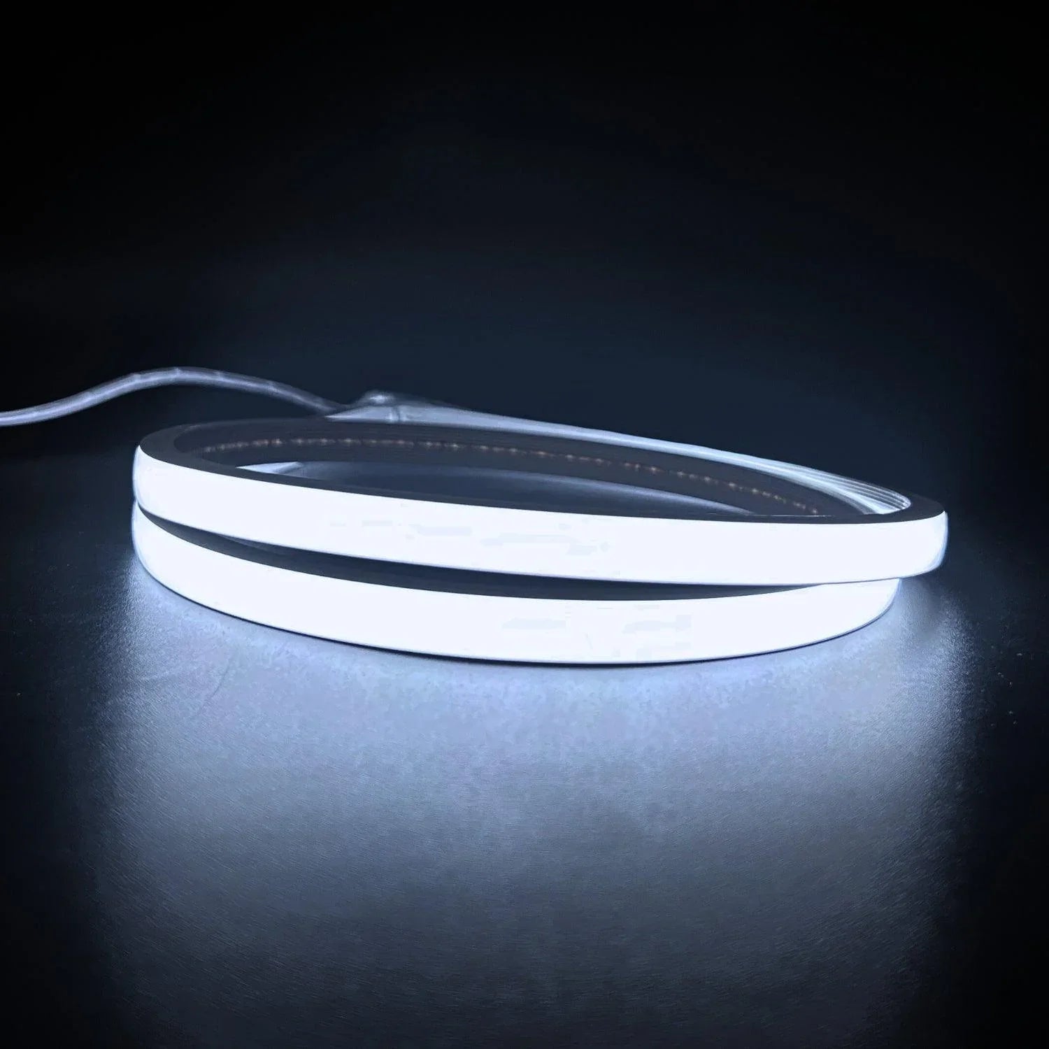 Cool White Neon Flex 6000K 24V Top Bending 10x6mm IP65 Waterproof 280LEDs/m - ATOM LED