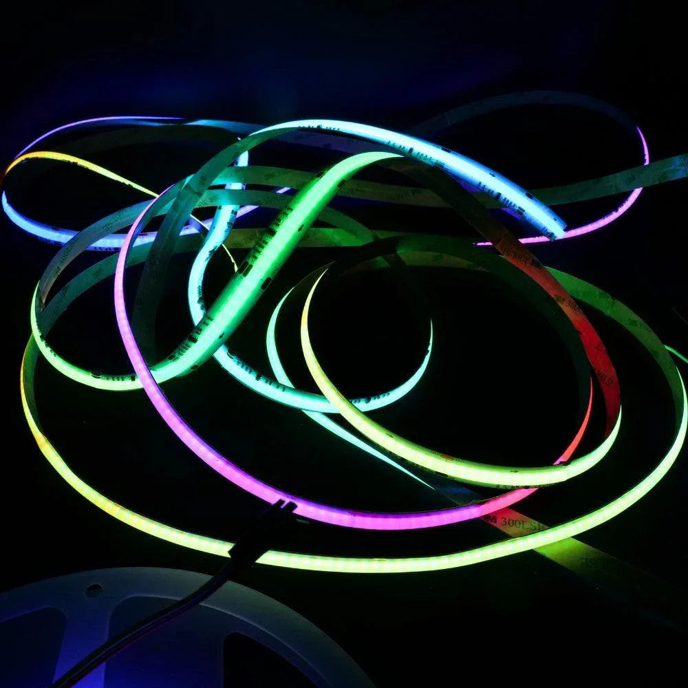 Digital Pixel RGB COB Strip 24V IP20 720 LEDs/m WS2811 10mm wide