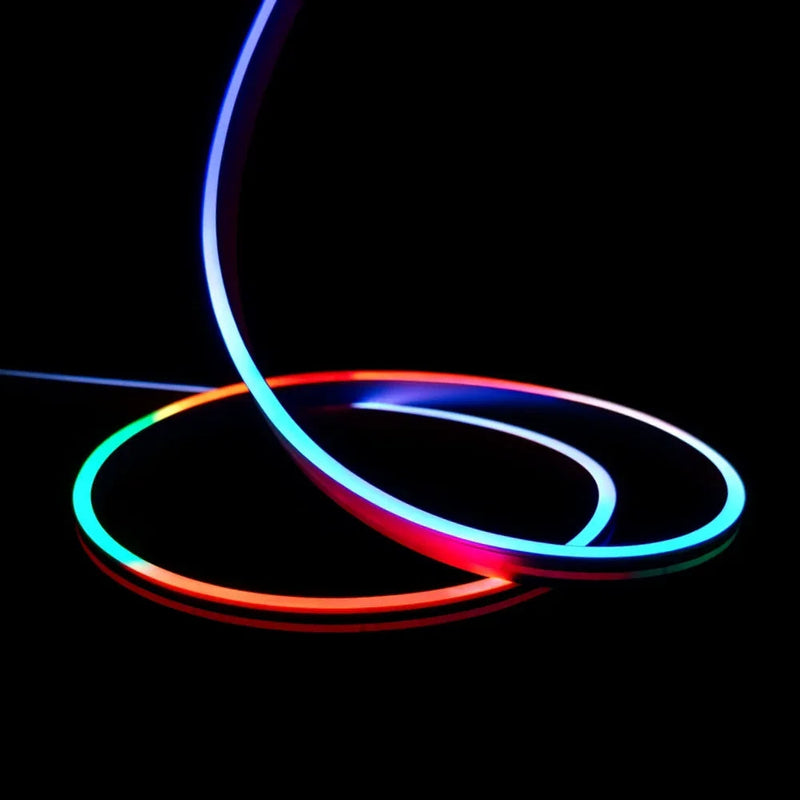 Addressable Digital Pixel RGB Neon Flex 24V 10x20mm IP67 Waterproof WS2811 — ATOM LED