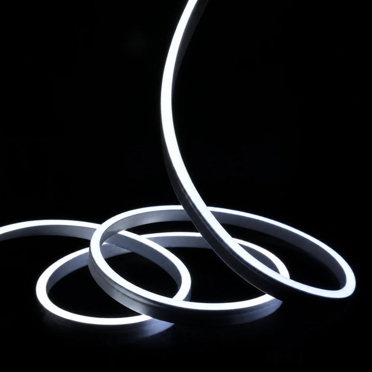 15x25mm Dome Neon Flex48V IP68 Cool White6000K - original main product image adapted to the listed white colour