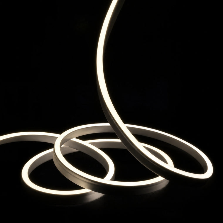 15x25mm Dome Neon Flex48V IP68 Natural White4000K - original main product image adapted to the listed white colour