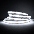 CCT tunable white COB LED strip 24V at 6000K cool white