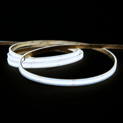 extra long Cool White 6000K COB LED Strip 48V 480LEDs/m IP67 Waterproof 30m Run