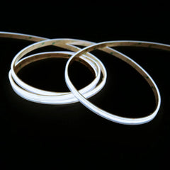 extra long Cool White 6000K COB LED Strip 48V 480LEDs/m IP67 Waterproof 30m Run