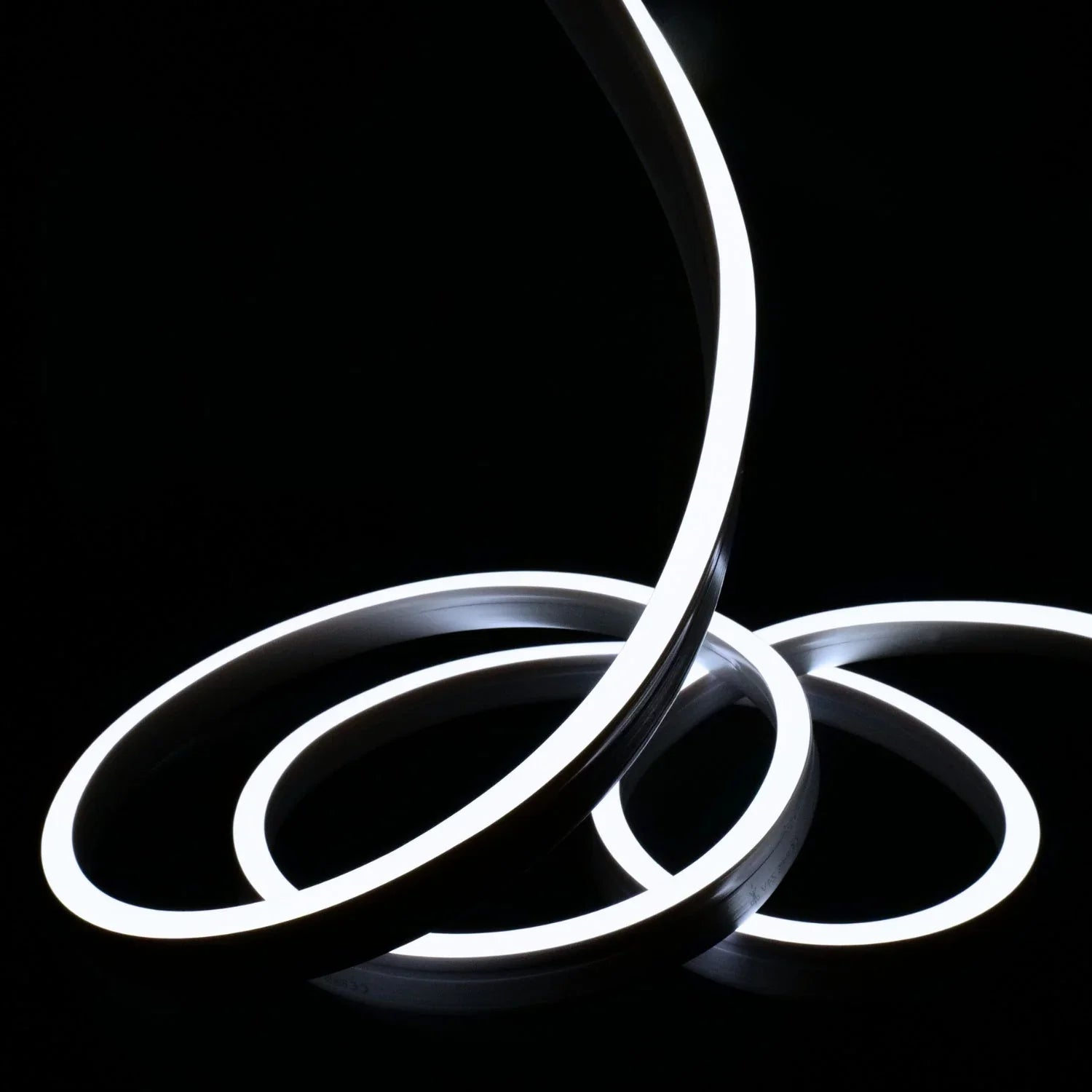 Cool White Neon Flex 6000K 48V 10x20mm IP67 Waterproof 30m