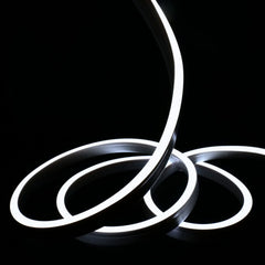 Cool White Neon Flex 6000K 48V 10x20mm IP67 Waterproof 30m