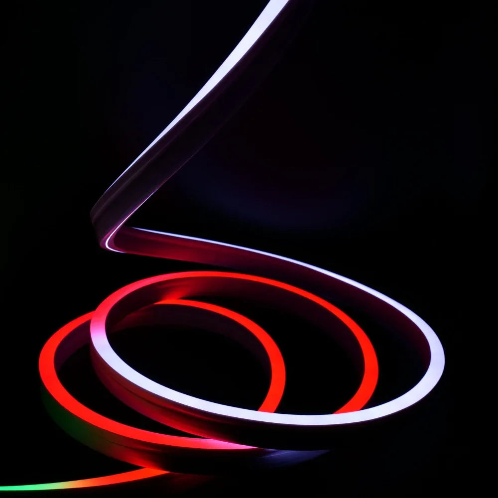 Addressable Digital Pixel RGB Neon Flex 24V 12x20mm IP65 WS2811 10cm Cut