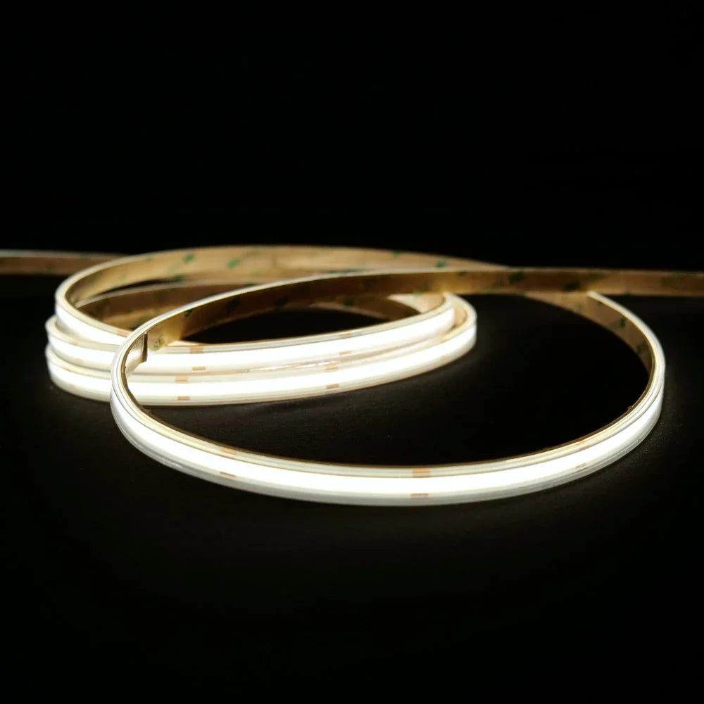Natural White 4000K COB LED Strip 24V 480LEDs/m IP67 Waterproof 20m Run