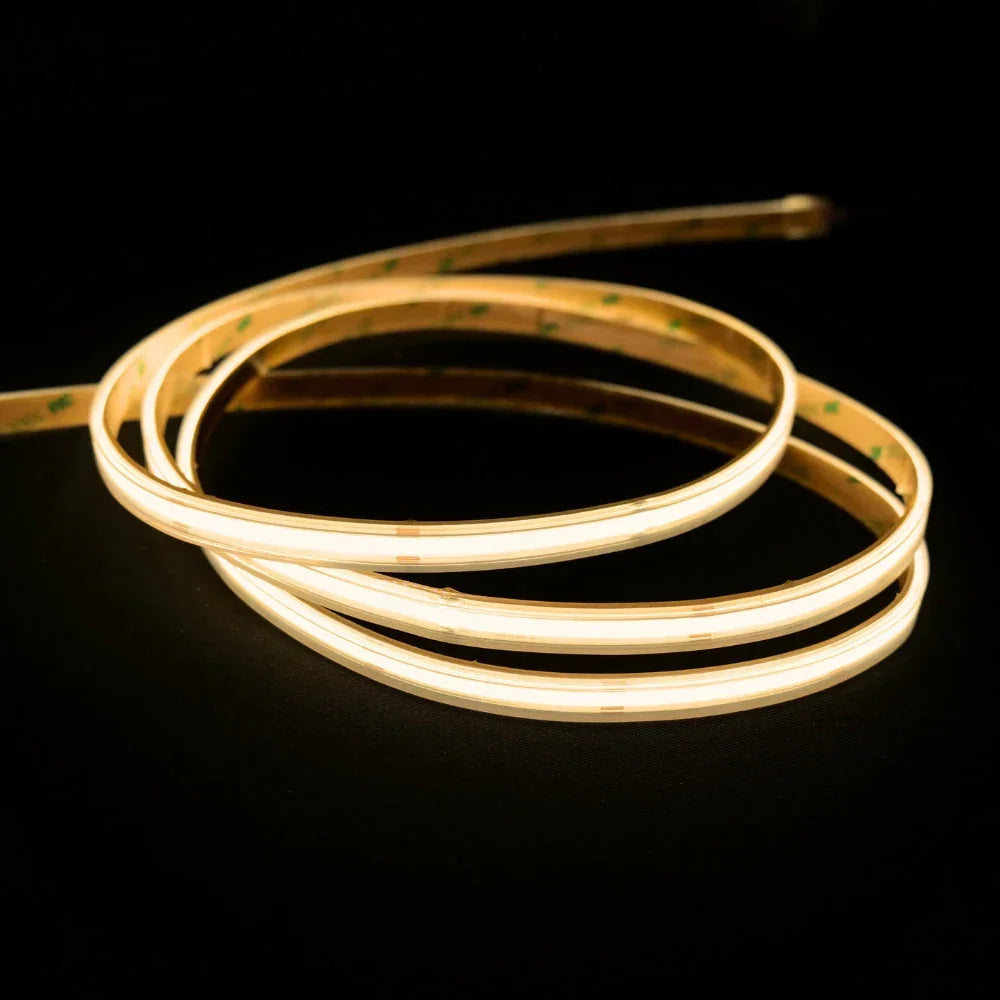 Extra long Warm White 3000K COB LED Strip 24V 480LED/m IP67 20m Run