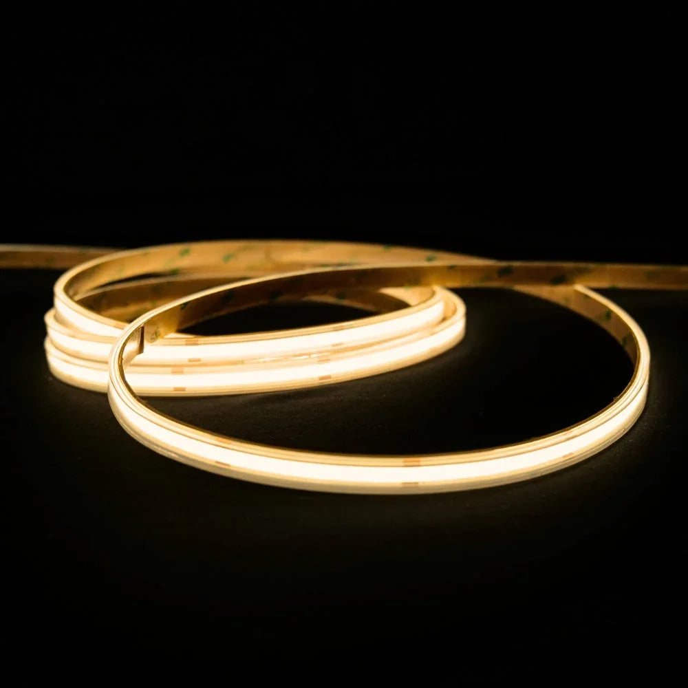 Extra long Warm White 3000K COB LED Strip 24V 480LED/m IP67 20m Run