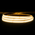 extra long Warm White 3000K COB LED Strip 48V 480LEDs/m IP67 Waterproof 30m Run