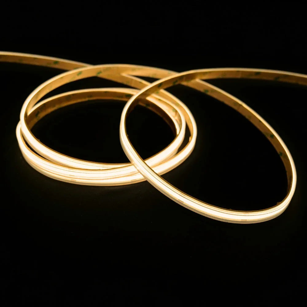 Extra long Warm White 3000K COB LED Strip 24V 480LED/m IP67 20m Run