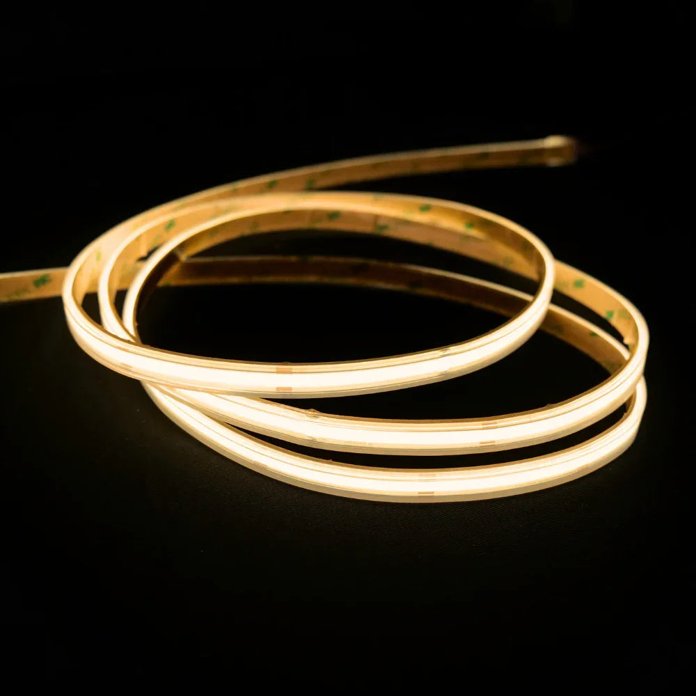 Extra long Warm White 3000K COB LED Strip 24V 480LED/m IP67 20m Run