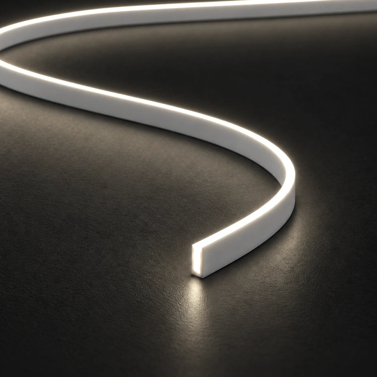 4x8mm FreeCut mini neon flex 4000K natural white — close-up product illustration