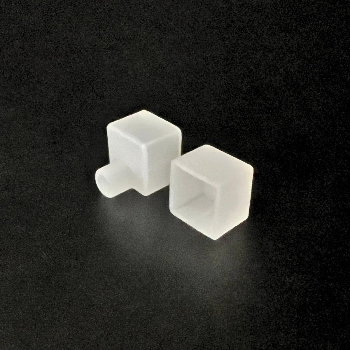 Front Cap & End Cap Set for LED Neon Flex Flat Shape 16x16mm x 5 – ATOM LED