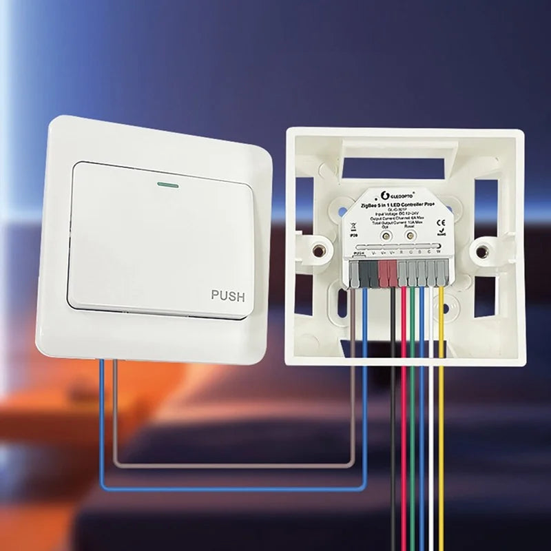 GLEDOPTO ZigBee Pro+ Ultra Mini Wi-Fi 5 in 1 LED Smart Controller GL-C-301P