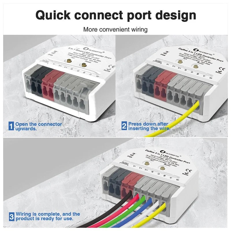 GLEDOPTO ZigBee Pro+ Ultra Mini Wi-Fi 5 in 1 LED Smart Controller GL-C-301P