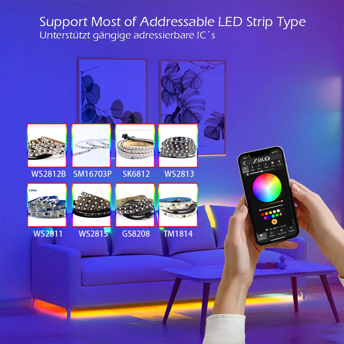 GLEDOPTO ESP32 WLED Digital Pixel LED Controller With Mic/UART WIFI GL-C-016WL-D