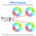 GLEDOPTO ESP32 WLED Digital LED Controller with 4 Channel With Mic/UART WIFI GL-C-017WL-D — ATOM LED