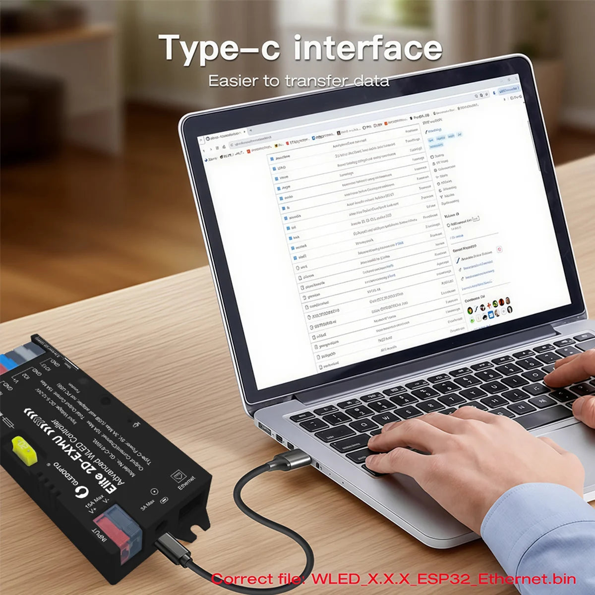 GLEDOPTO Elite 2D-EXMU ESP32 WLED Digital LED Controller without Ethernet Connection GL-C-615WL