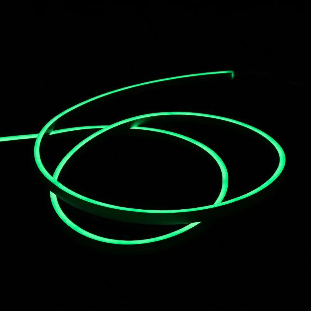 Mini Green Neon Flex 6000K 24V 6x12mm IP65 Waterproof 15m