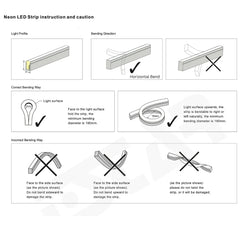 RGB Neon Flex 8x18mm DC 24V IP65 Waterproof LED Neon Flex 10 Metre