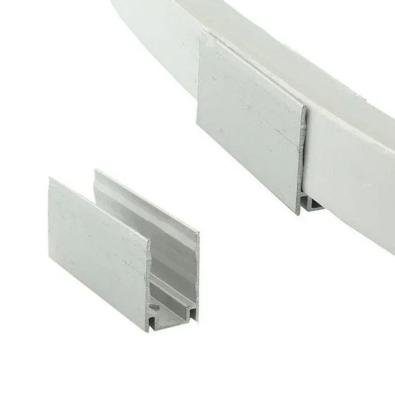 LED Neon Flex Light Connecting Aluminium Mounting For 6x12mm Clip x 10 - ATOM LED