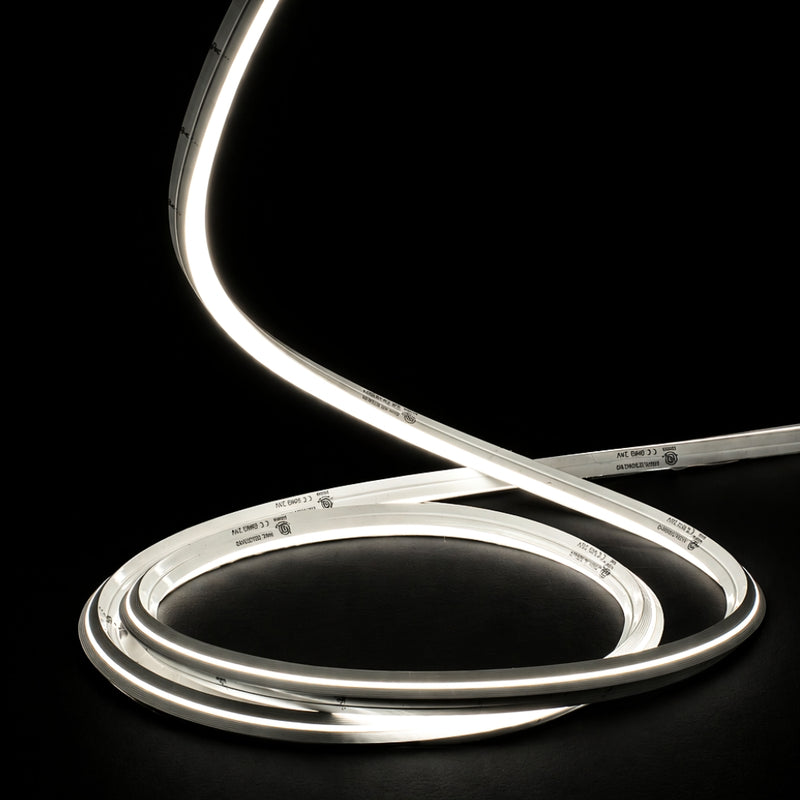 Natural White 4000K 10x10mm Dual Bend LED Neon Flex 24V IP67 Waterproof — ATOM LED