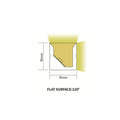 Cool White 6000K 10x10mm dual bend neon flex cove lighting detail