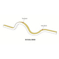 Cool White 6000K 10x10mm dual bend neon flex curved architectural run