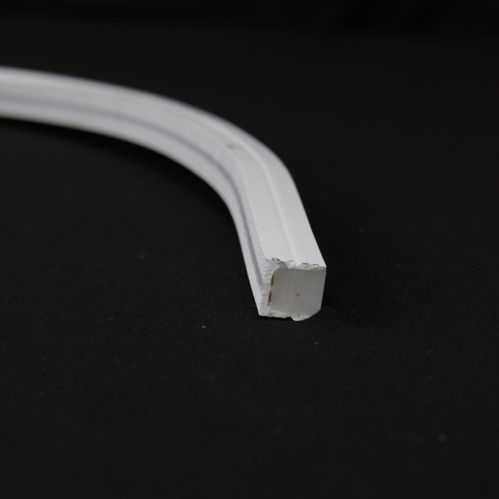 10x10mm vertical bend neon flex on fascia and soffit line, 6000K cool white 48V