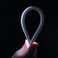 Top bend neon flex up a vertical signage stroke, 6000K cool white 10x10mm IP67
