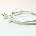 Natural White Neon Flex 4000K 16x16mm 220V 240V Top Bend IP65 10cm Cut with UK Plug - ATOM LED