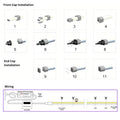 Addressable Digital Pixel RGB Neon Flex 24V 10x20mm IP68 Waterproof WS2811 — ATOM LED