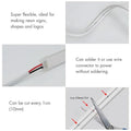 Mini Warm White Neon Flex 3000K 12V 6x12mm IP65 Waterproof 1cm Cut - ATOM LED