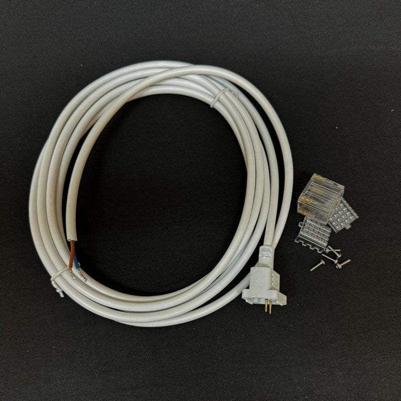 Front Cap with Wire For Single Colour LED Neon Flex 24V 10x20mm IP68 — ATOM LED