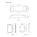 LTECH M2+M4-5A: dimensions — manufacturer manual