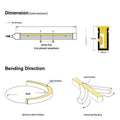 MaxiFlex flex 8x16mm — pergola and garden room threshold lighting installation