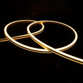 MaxiFlex 8x16mm 24V neon flex — recessed in 8x16mm aluminium landscape profile