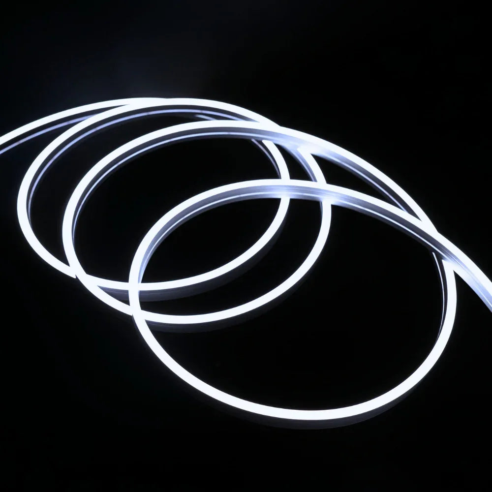 Mini Cool White Neon Flex 6000K Mini 24V 4x10mm IP65 Waterproof 168LEDs/m