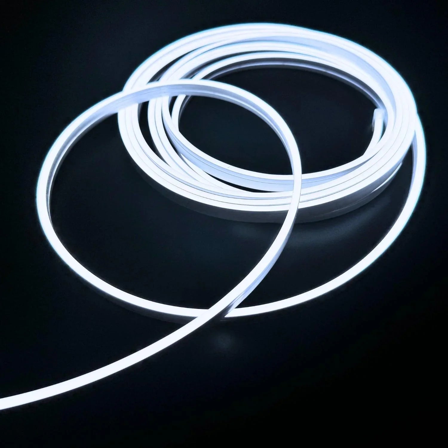 Mini Cool White Neon Flex 6000K Mini 24V 4x10mm IP65 Waterproof 168LEDs/m - ATOM LED