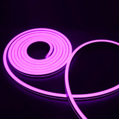 Mini Purple LED Neon Flex 12V 6x12mm 120LED/m IP65 Waterproof 1cm Cut - ATOM LED