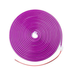 Mini Purple LED Neon Flex 12V 6x12mm 120LED/m IP65 Waterproof 1cm Cut