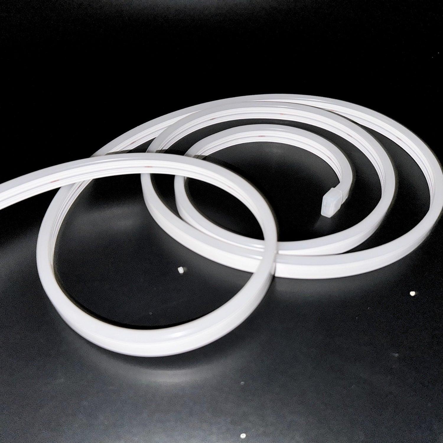 Mini Warm White Neon Flex 12V 6x12mm 120LEDs/m IP65 50 Metre Roll - ATOM LED